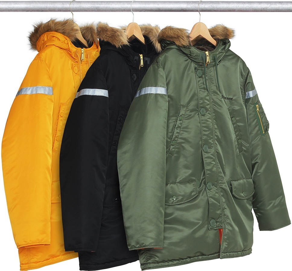 Reflective Cross N-3B Parka